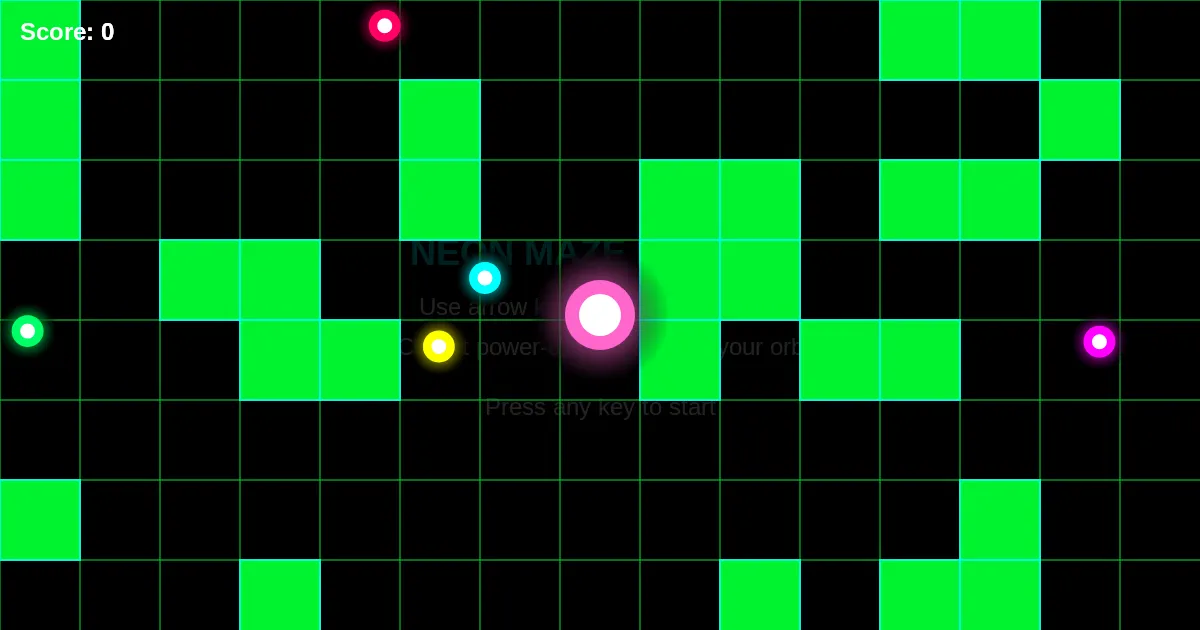 Neon Maze Runner thumbnail